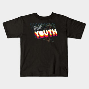 golf youth retro Kids T-Shirt